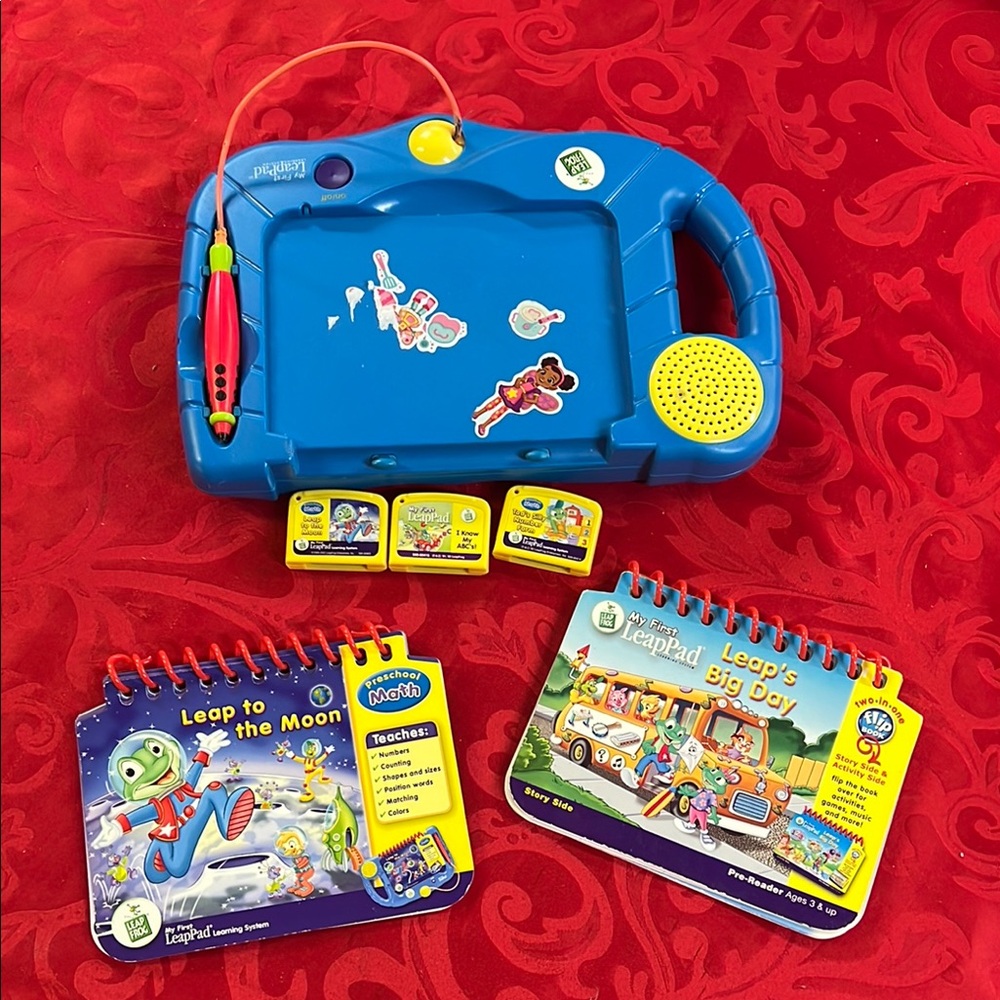 Blue Interactive Learning Toy - my first leap pad